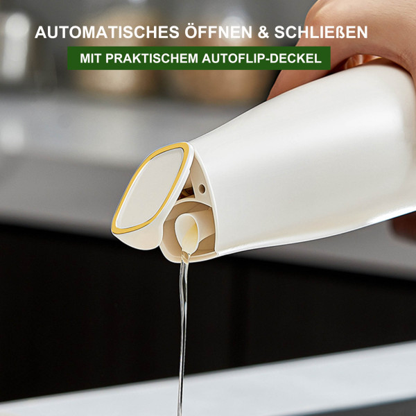 2-in-1 Ölsprüher Ölspender Weiss Essig Öl Sprühflasche Sprayer Heißluftfritteuse Grill