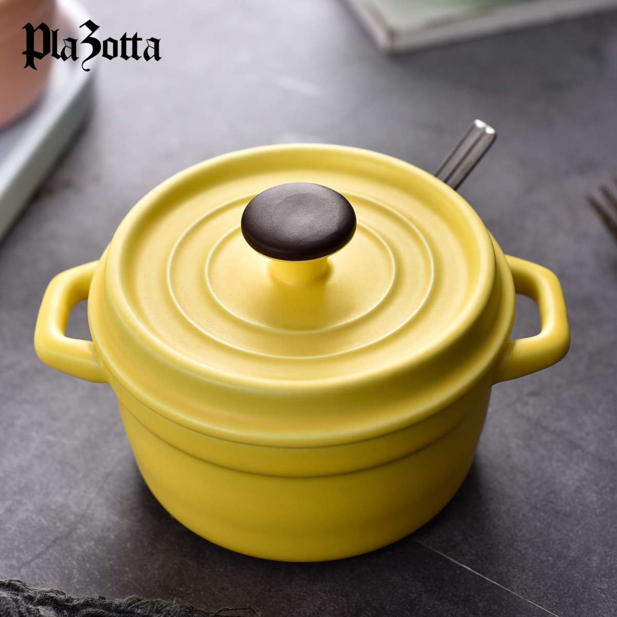 Mini Cocotte Bräter Set Keramik Ofen Förmchen | Auflaufform | Kochgeschirr | Kochen & Küche