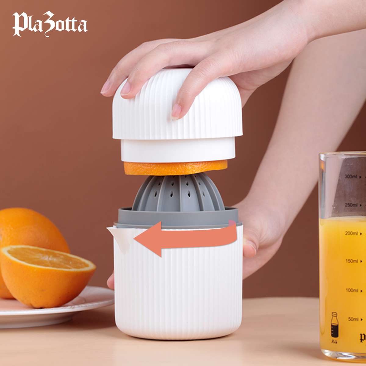 2-in-1 Saftpresse 400ml Zitronenpresse | Saftpresse | Küchenhelfer | Kochen & Küche