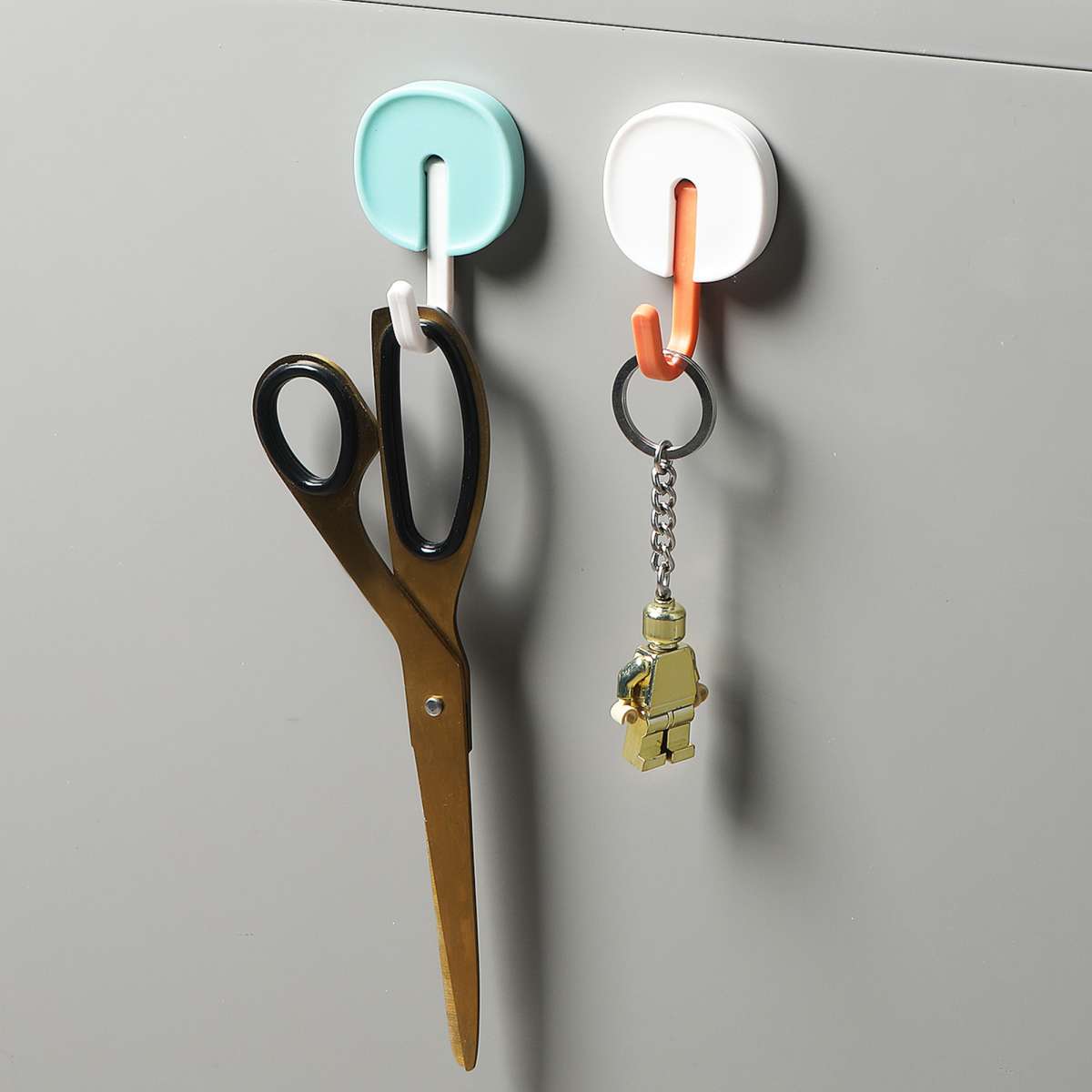 HYTROVE Klebehaken 4er Set Weiß - Selbstklebend Ohne Bohren Für Bad & Küche