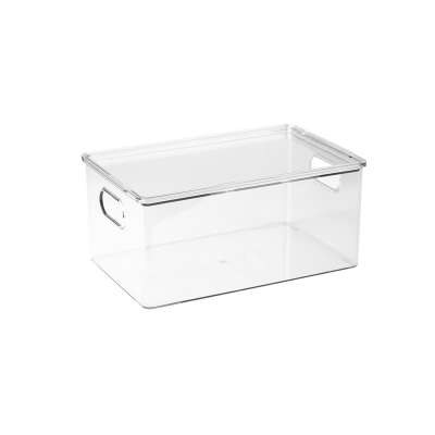 Aufbewahrungsbox Transparent mit Deckel L