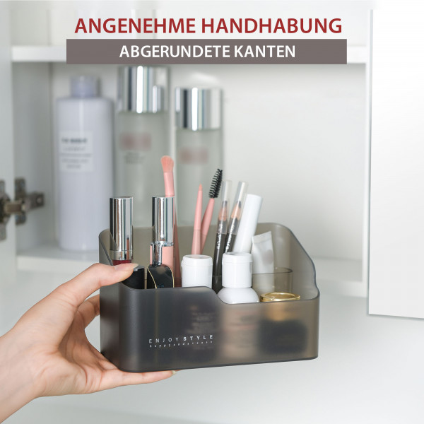 Make Up Organizer Weiss Kosmetik Schmink Aufbewahrung Kosmetikbox Schminktisch Bad