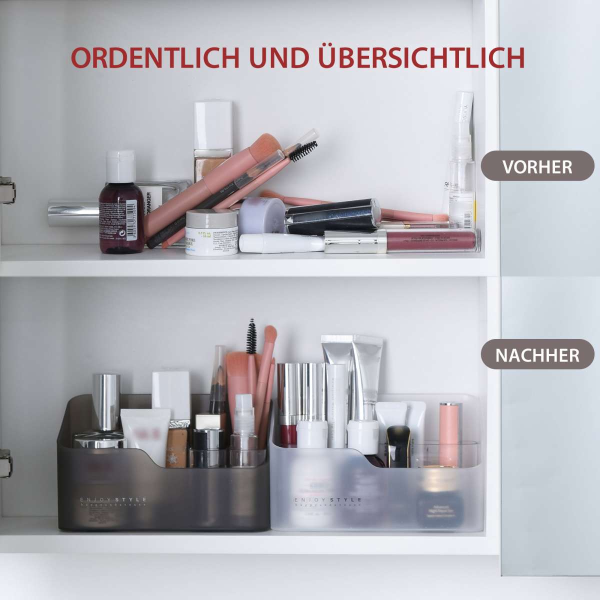 Make Up Organizer Kosmetik Schmink Aufbewahrung Kosmetikbox Schminktisch |  Kosmetik Organizer | Aufbewahrungsboxen | Aufbewahrung & Organisation |  Plazotta Lifestyle