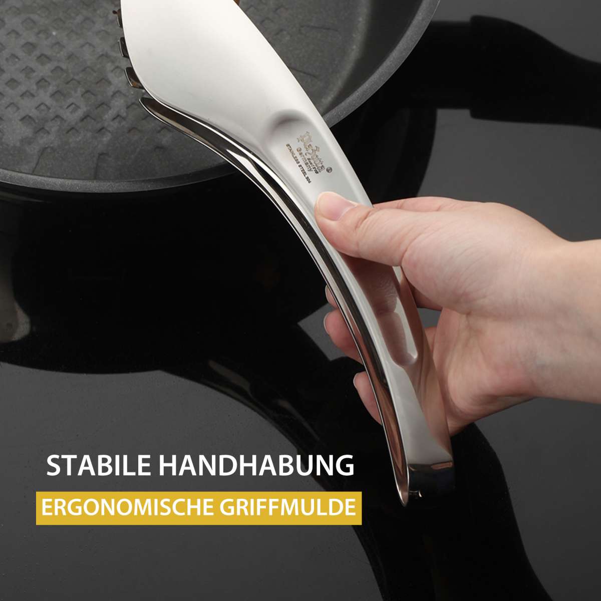 WISYOK 18cm Grillzange Hitzebeständige, Küchenzan Produktbild-Vorschau 9