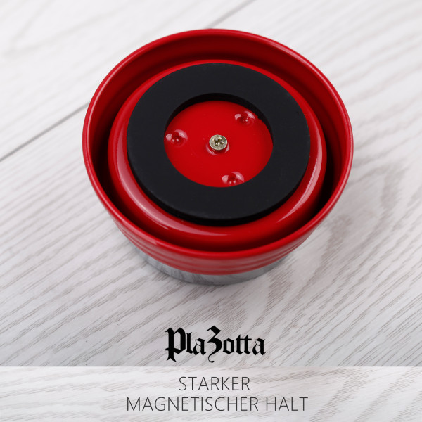 Design Küchentimer Rot Edelstahl Magnetisch