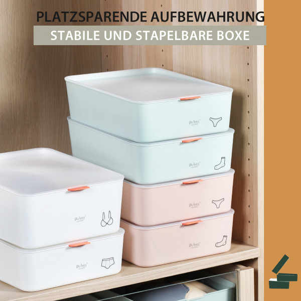 Unterwäsche Organizer Deckel Aufbewahrungsbox Ordnungssystem Schrank Schublade