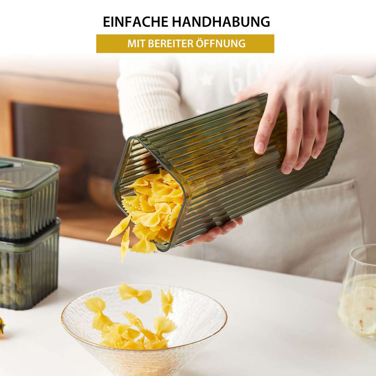 Transparente Vorratsdose Aus Dickem Glas Mit Korkverschluss & Löffel – 250 Ml, Wiederverwendbar & Luftdicht